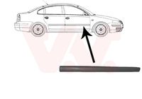 Sier- / beschermingspaneel, deur VAN WEZEL, Inbouwplaats: Rechts voor, u.a. für VW