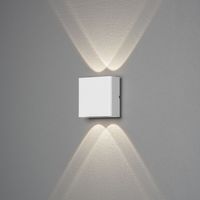 Konstsmide Chieri 2x2 7891-250 Buitenlamp (wand), Wandlamp Energielabel: F (A - G) LED 4 W Wit - thumbnail