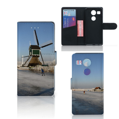 LG Nexus 5X Flip Cover Schaatsers LG Nexus 5X Flip Cover Schaatsers