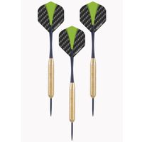 1x Set van 3 dartpijlen Longfield darts brass 21 grams