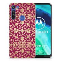 Siliconen Hoesje Motorola Moto G8 Barok Pink