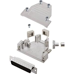 encitech DCRP25-HDP44-CF65-CS80-K 6355-0882-03 D-sub male connectorset 45 °, 180 °, 45 ° Aantal polen: 44 Soldeerkelk 1 stuk(s)