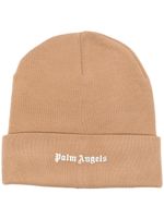 Palm Angels bonnet à logo brodé - Tons neutres