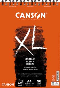 Canson schetsblok XL ft 21 x 29,7 cm (A4), blok van 120 blad