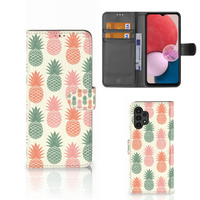 Samsung Galaxy A13 (4G) Book Cover Ananas - thumbnail