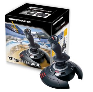 Thrustmaster T.Flight Stick X Zwart, Rood, Zilver USB Joystick Analoog PC, Playstation 3