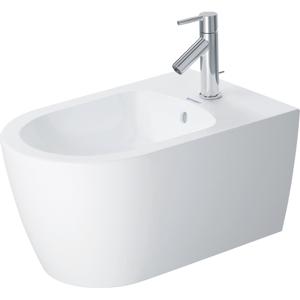 Duravit Starck Me wandbidet 37x57cm met kraangat met overloop m. WG mat wit 22881532001