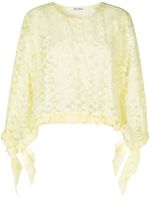 Henrik Vibskov blouse Bulk à motif géométrique - Jaune