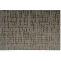 6x Rechthoekige onderzetters/placemats voor borden grijz/roze geweven print 30 x 45 cm - Placemats