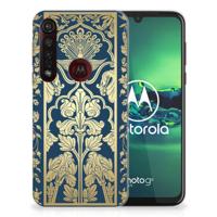 Motorola Moto G8 Plus TPU Case Beige Flowers