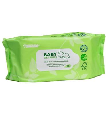 Smartkids Smartkids Vochtige Baby Doekjes Eco (60st) Smartkids Smartkids Vochtige Baby Doekjes Eco (60st)