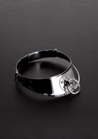 Locking Men&apos;s Collar with Ring (15") - thumbnail