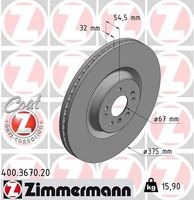 Remschijf Coat Z 400367020