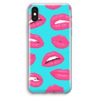 Bite my lip: iPhone XS Max Transparant Hoesje