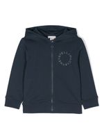 Stella McCartney Kids hoodie zippé à logo imprimé - Bleu - thumbnail