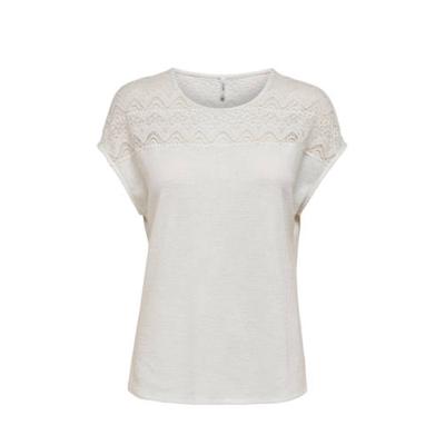 ONLY T-shirt ONLELVIRA wit