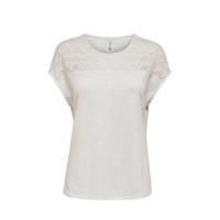 ONLY T-shirt ONLELVIRA wit