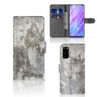 Samsung Galaxy S20 Bookcase Beton Print - thumbnail