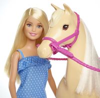 Barbie Basis Paard/Pop (Blond) - thumbnail