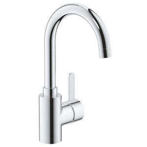 GROHE Eurosmart Cosmopolitan waterbesparende wastafelkraan l-size m. gladde body met push open chroom 23933001