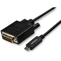 StarTech.com 3 m USB-C naar DVI kabel - 1920 x 1200 - zwart