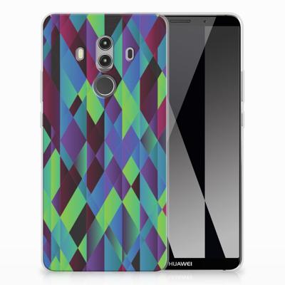 Huawei Mate 10 Pro TPU Hoesje Abstract Green Blue