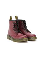 Dr. Martens Kids bottines à lacets - Rouge