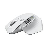 Logitech MX Master 3S voor Mac - Ultrasnel scrollende Bluetooth-muis, ergonomisch, 8K DPI, glastracking, stille kliks, USB-C, Apple, iPad - lichtgrijs