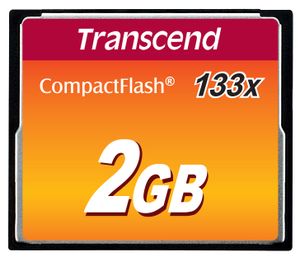 Transcend TS2GCF133 flashgeheugen 2 GB CompactFlash MLC