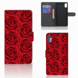 Apple iPhone Xs Max Hoesje Red Roses