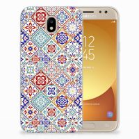 Samsung Galaxy J5 2017 TPU Siliconen Hoesje Tiles Color - thumbnail