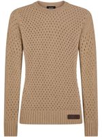 DSQUARED2 pull en maille pointelle - Tons neutres