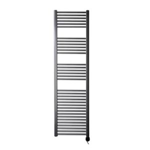 Radiator Sanicare Snode Met Wifi 172 x 45 cm Gunmetal Met Thermostaat Zwart Sanicare