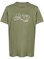 Maharishi t-shirt brodé Songkran en coton - Vert - thumbnail