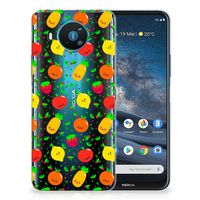 Nokia 8.3 Siliconen Case Fruits - thumbnail