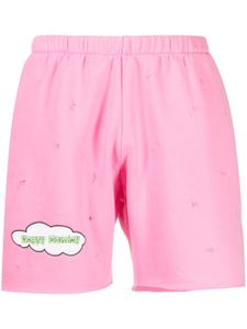 Natasha Zinko Happy Monday track shorts - Rose