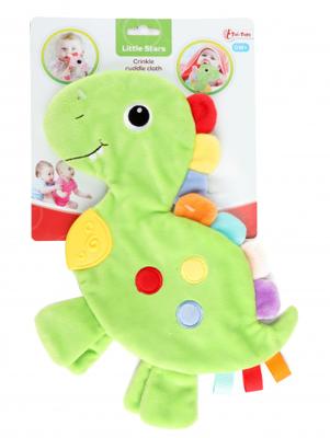 Toi-Toys knisperdoekje dino junior pluche 35 cm Toi-Toys knisperdoekje dino junior pluche 35 cm
