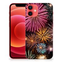 iPhone 12 Mini Silicone Back Cover Vuurwerk - thumbnail