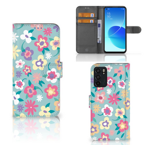 OPPO Reno6 5G Hoesje Flower Power