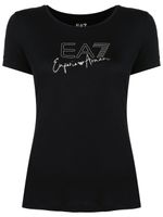 Ea7 Emporio Armani t-shirt à logo imprimé - Noir