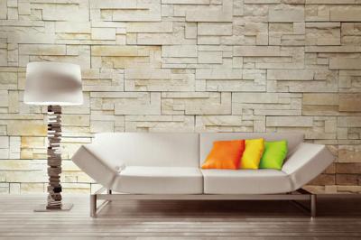 Fotobehang Sandstone Wall