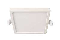 Deko-Light Alya, LED-paneel, Plafondinbouwspot LED Verlichting, Wit, Warm Wit, Met Voeding en Connector voor Doorgangsbekabeling, Dimbaar, 3000 K, 120 x 120 mm