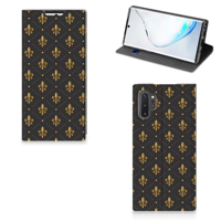 Samsung Galaxy Note 10 Plus Hoesje met Magneet Franse Lelie