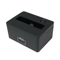 LogiLink QP0025 basisstation voor opslagstations USB 3.2 Gen 1 (3.1 Gen 1) Type micro-B Zwart - thumbnail