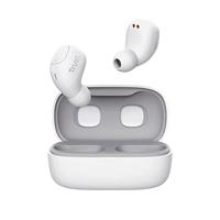 Trust Mobile Nika Compact Draadloze Bluetooth Oordopjes Wireless Earphones, 18 Uur Speeltijd in Totaal, Ingebouwde Microfoon, TWS, voor PC, Laptop, Smartphone, Tablet - Wit