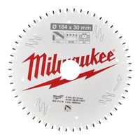 Milwaukee Accessoires Cirkelzaagblad P Alu184x30x2,4x54TF neg. - 4932471299