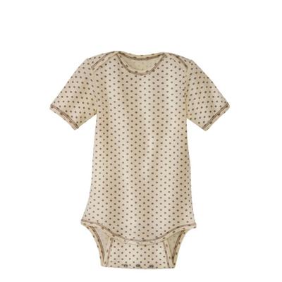 Meegroeirompertje met korte mouwen van biologisch katoen, gestipt 62/68/74