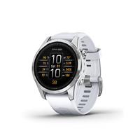 Garmin epix Pro (Gen 2), 42 mm, hoogwaardige smartwatch, geavanceerde trainingstechnologie, ingebouwde zaklamp, witsteen