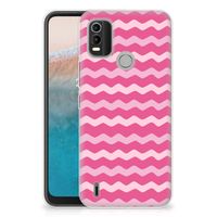 Nokia C21 Plus TPU bumper Waves Pink