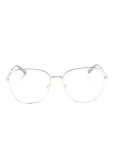 Chiara Ferragni lunettes de vue à monture carrée - Or